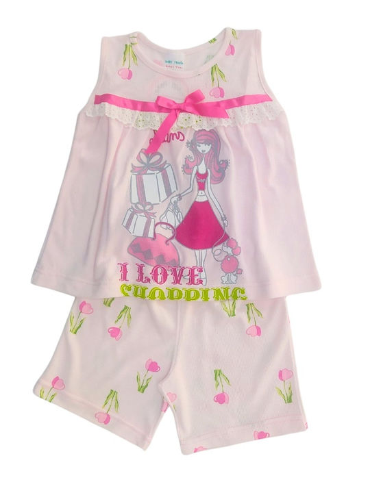 Baby Train Pijama pentru copii ROZ