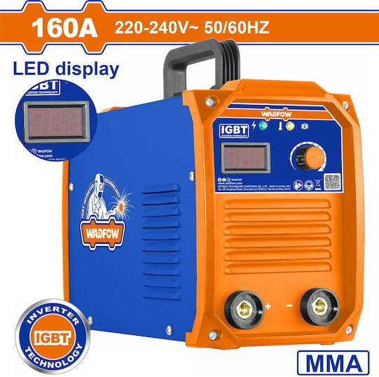 Wadfow Ηλεκτροκόλληση Inverter MMA με Μέγιστο Ρεύμα Συγκόλλησης 160A
