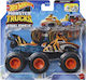 Mattel Mașinuță metalică cu 6 roți Tigru Rechin Scară Camion 1:64 Monster Truck
