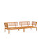 Canapea Tree-Seater Exterior din Paleți 120x80cm