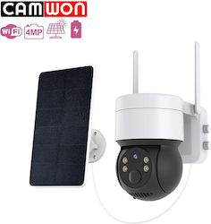 Camwon 1802120 IP Κάμερα Παρακολούθησης Wi-Fi SD Αδιάβροχη Μπαταρίας Κατάλληλη για Πρίζες Τύπου Αγγλίας