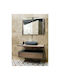 Mabo Bathroom Mirror made of Plywood Brown