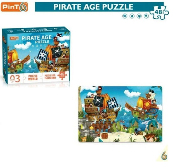 Puzzle pentru Copii Epoca Piraților pentru 3+ ani+ Ani 48buc