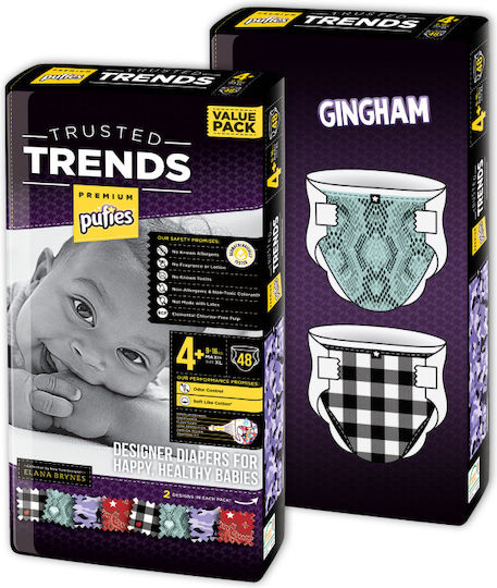 Pufies Tape Diapers Trends No. 4+ for 9-16kg 48 Pieces