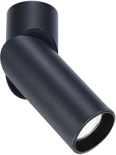 VK Lighting Einzel LED Spot in Schwarz Farbe