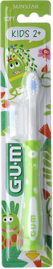 GUM Monster Periuță De Dinți Pentru Bebelusi 2+ Ani Verde