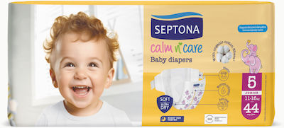 Septona Scutece cu bandă adezivă Calm n' Care Nr. 5 pentru 11-16 kgkg 44buc