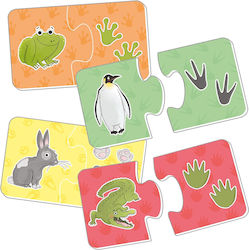 Παιδικό Puzzle Animals And Their Tracks 2pcs Galt Toys
