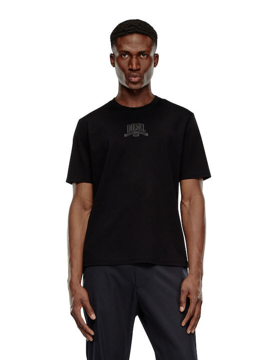 Diesel Men's Short Sleeve T-shirt BLACK