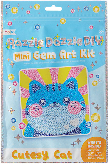 Мини Креативна Diy Майсторска работилница Диаманти Мила Котка