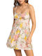Viva La Vida Sommer Mini Damenkleid mit Rüschen Weiß