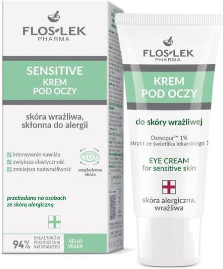 FlosLek Eye Moisturiser for Regenerating Brightening Moisturizing Eye Bags & Dark Circles 30ml