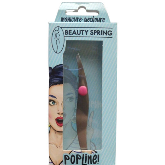 Beauty Spring Augenbrauenpinzette mit Schräger Spitze 311 Rosa