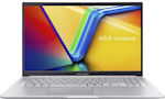 Asus Vivobook 15 M1502YA-BQ161 15.6" FHD (Ryzen 7-7730U/16GB/512GB SSD/Fără OS) Argintiu rece