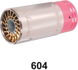 Autoline Μπούκα Εξάτμισης 604 Universal Ροζ