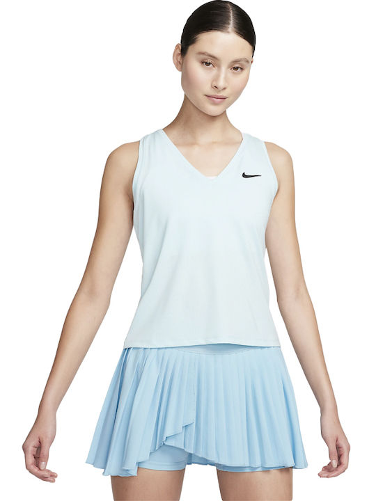 Nike Women's Athletic Blouse Sleeveless Blue