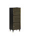 Solid Mango Wood Bookcase 40x33x110 cm
