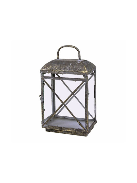 Agiovlasitishome Metallic Lantern Gold 27x17x53cm