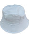 Afoi Giannakopouloi Fabric Men's Hat Bucket Style White