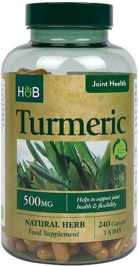 Holland & Barrett Куркума 500мг 240 капси Turmeric