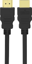 Powertech CAB-H171 HDMI male - HDMI male 3m Μαύρο
