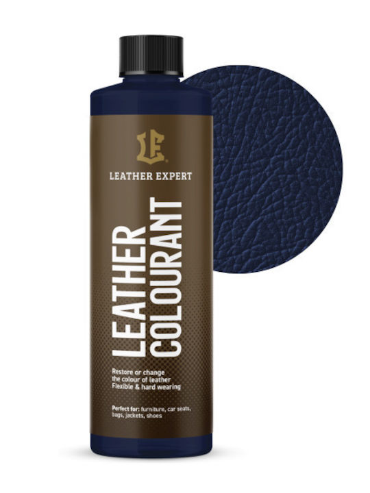 Vopsea pentru piele Leather Expert, albastru închis, pentru piele naturală și sintetică, 250 ml, LE-06-250C704