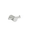 Orabella Haken Badezimmer Doppelt Schrauben ​7.1x5.5cm Inox Silber