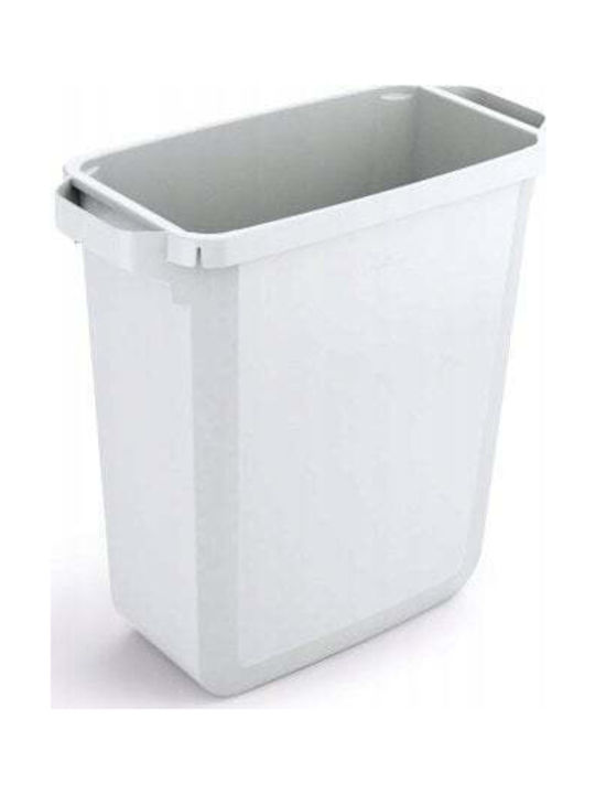 Durable Κάδος Απορριμμάτων Πλαστικός Λευκός 60lt