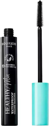Bourjois Healthy Mix Водоустойчив Маскара за Обем Черен 10мл