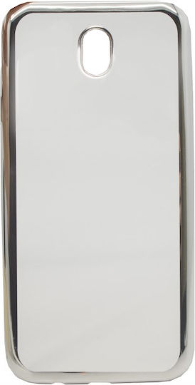 Powertech Back Cover Silicone Silver (Galaxy J7 2017)