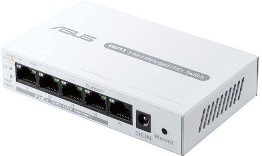 Asus ExpertWiFi EBP15 Managed PoE+ Switch with 5 Ethernet Ports and 5 SFP Ports