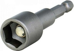 Technic Tools Καρυδάκι Εξάγωνο με Καρέ Υποδοχής 1/4", HEX