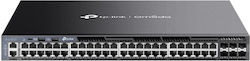 TP-LINK SG6654X Verwaltet L2 / L3 Switch mit 48 Ports Ethernet und 6 SFP Ports