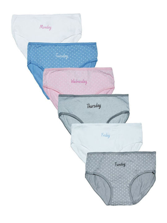 Energiers Kids Set with Briefs White 6pcs