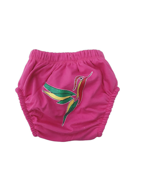 Poopes Παιδικό Βρακάκι Fuchsia Green