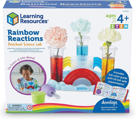 Learning Resources The Rainbow Of Reactions Joc Educațional Experimente pentru 4+ ani Ani