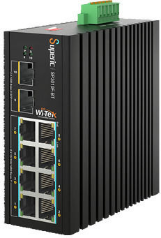 Wi-Tek SP3010F Negestionat PoE+ Switch cu 4 Porturi Ethernet și 2 Porturi SFP