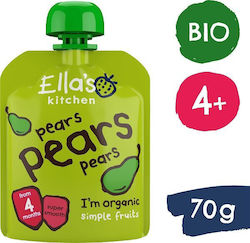 Ella's Kitchen Βρεφικό Γεύμα Pears Χωρίς Γλουτένη για 4m+ 70gr