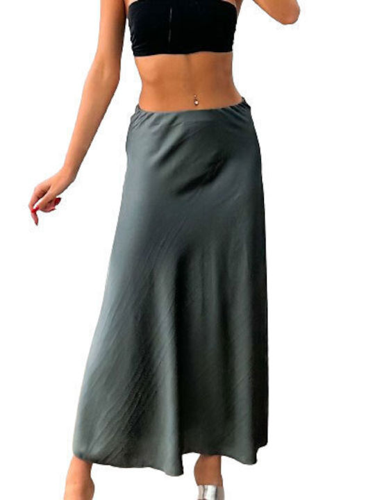 Chica Satin Skirt grey