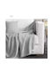Makis Tselios Home Silver Armchair Throw Chenille 170x180cm Silver