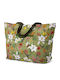 Benzi Fabric Beach Bag Green