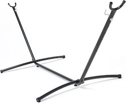 Μονή Αιώρα Αμερικάνικου Στυλ Hammock Stand Metallic in Black Color 1pcs