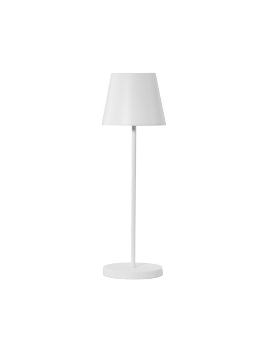 Sonora Lampă de masă LED cu Abajur Alb și Bază