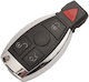 Car Key Shell with Blade with 4 Buttons for Smart / Mercedes Benz