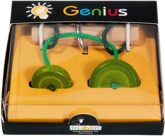 Fridolin Iq Test Genius Releases Ring Rätsel aus Holz Green