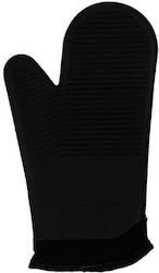 Oven Mitt Silicone Black 1pcs