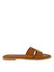 Mark Milan Women's Flat Sandals in Tabac Brown Color