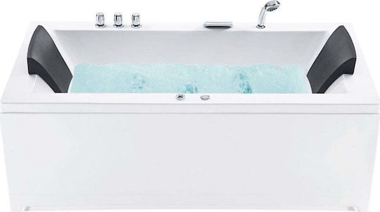 Beliani 11454 Cadă De Baie Colțară Pentru Montare Dreapta Acrilică Cu Hidromasaj 183x90cm Beliani 11454 Cadă De Baie Colțară Pentru Montare Dreapta Acrilică Cu Hidromasaj 183x90cm