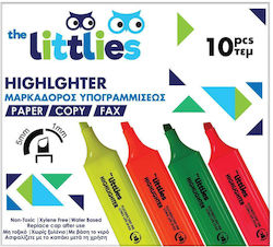 Μαρκαδόρος Υπογράμμισης Littlies Κίτρινος 10 Τμχ Μαρκαδόρος Υπογράμμισης Littlies Κίτρινος 10 Τμχ