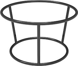Скамо коничен метален поставач за бюфет Φ17x10h матово черен Usr11-17-10bk Скамо коничен метален поставач за бюфет Φ17x10h матово черен Usr11-17-10bk